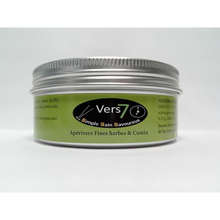 Insectes comestibles - Fines herbes & Cumin 25 g