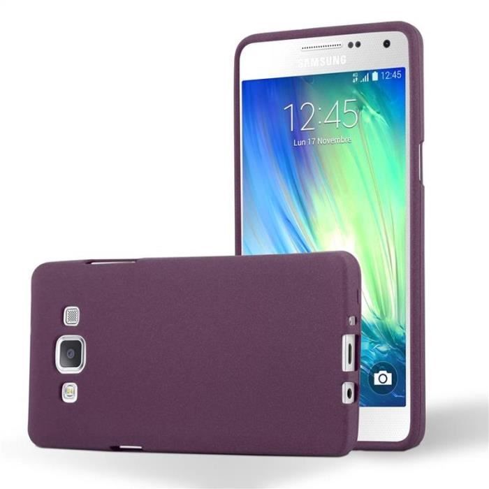 Cadorabo Coque pour Samsung Galaxy A5 2015 in FROST BORDEAUX PURPLE