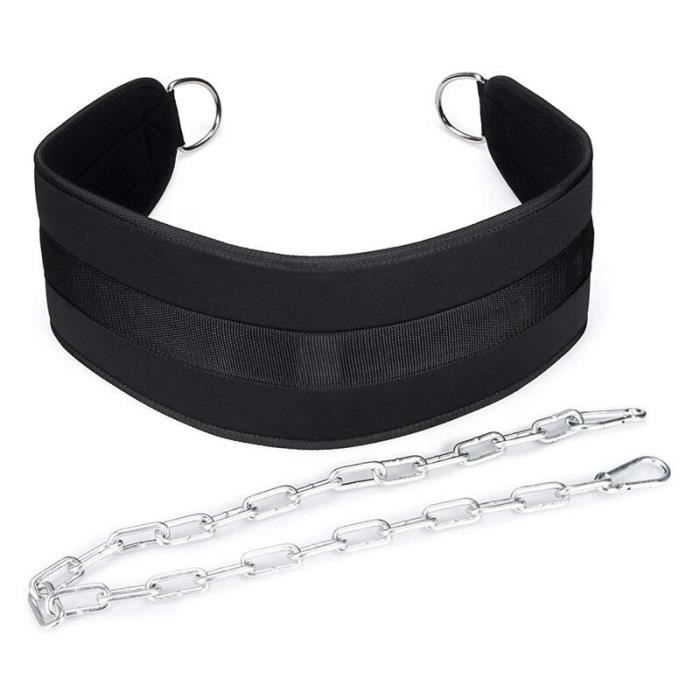 Équipement de Fitness Dip ceinture haltérophilie musculation musculation musculation chaîne de trempage P - HSJSTLDC06612