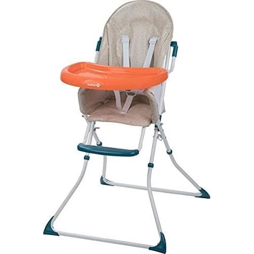 SAFETY 1st 2773560001 Kanji Chaise Haute Enfant Pliable, de 6 mois à 3.5 ans, Happy Day265
