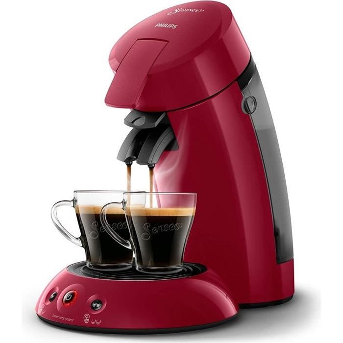 CAFETIERE Philips HD6554-91 Machine à Café à Dosettes Senseo Original Rouge Intense 0, 75 Litre10