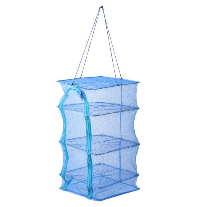AYNEFY filet de séchage pliable Sac de transport de stockage de nourriture sèche de cage anti-mouche de filet de support de