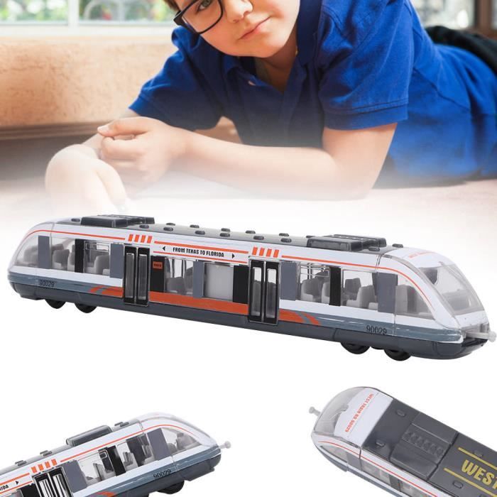 Fafeicy Jouet de voiture Jouets éducatifs pour enfants Simulation Alliage Train modèle de voiture jouet cadeau d'anniversaire pour