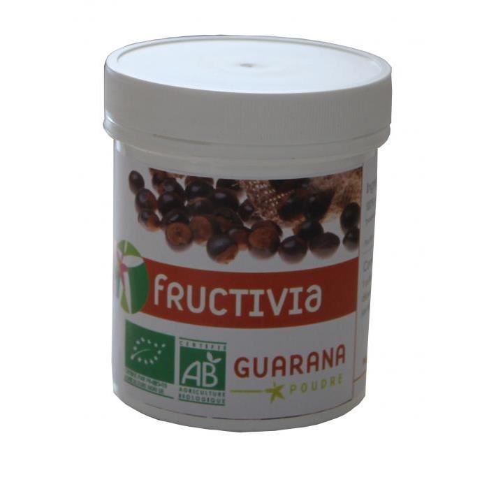 Pur guarana biologique en poudre 100gPoids net 100g /
