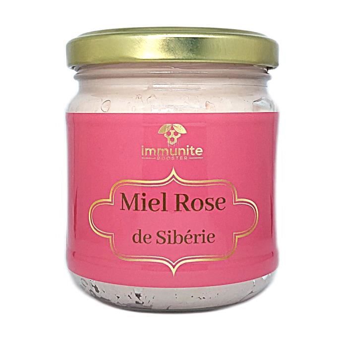 Miel Rose de Sibérie - miel issu de la région montagneuse de l'Altaï - Miel Pur Naturel -IMMUNITE booster