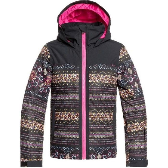 Veste de Ski Noir/Rose Fille Roxy Delski