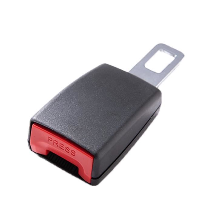 1pcs rallonge de ceinture de sécurité de voiture-12CM extender noir