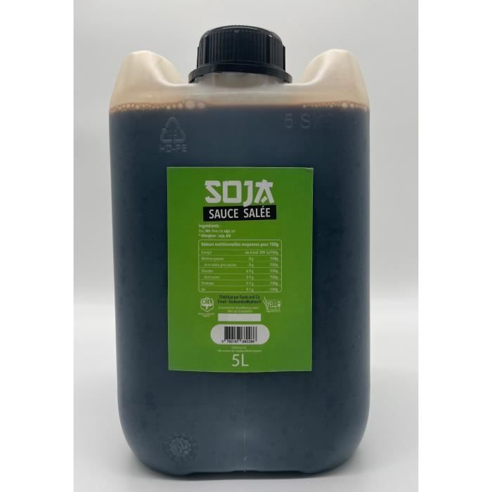 Sauce soja salée, Yello sushi, 5 LITRES