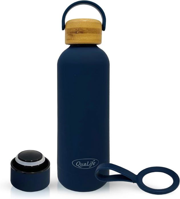 Gourde Isotherme Swell 500 Ml Inox Noir – Bouteille Isolée Pour Boissons Chaudes/Froides