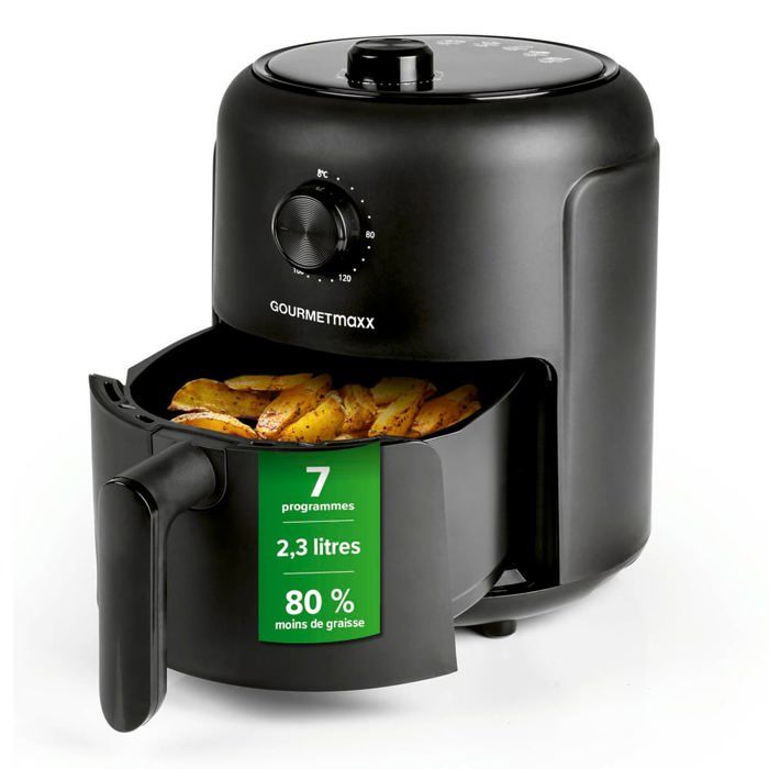 Friteuse à air chaud - GOURMETmaxx - 23 l - 1000 W - 8 fonctions