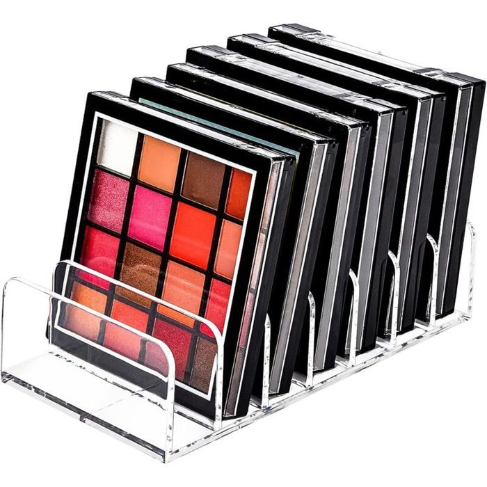 Organisateur De Maquillage Transparent 7 Compartiments - UQMIQURA