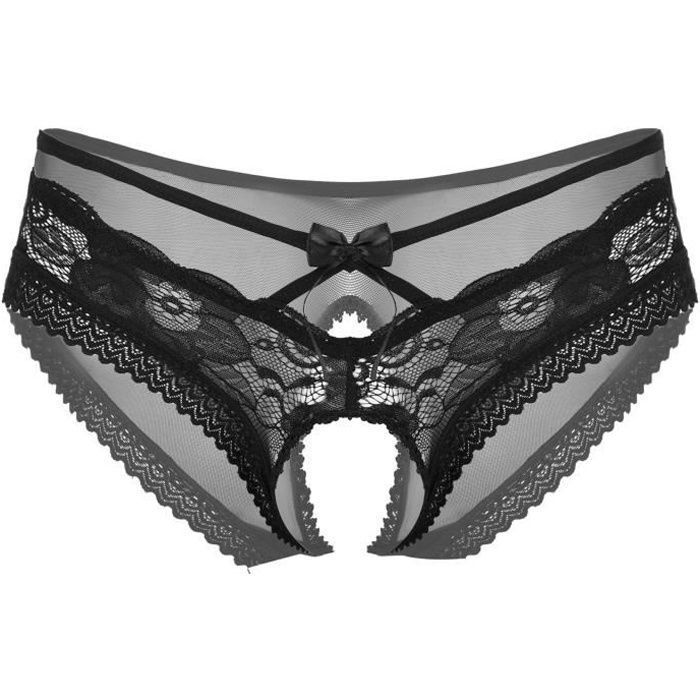 String Homme Noir Avec Poche Transparente - Taille L, Neuf Avec étiquettes, Sous-vêtement