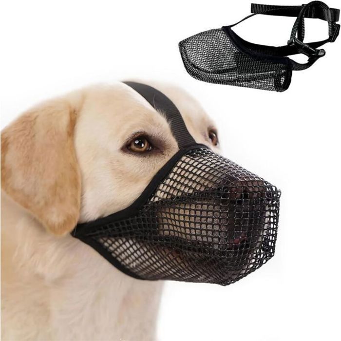 Comparer les prix de Muselière De Chien Doux Respirant Prévient lAboiement  Nylon Museliere L