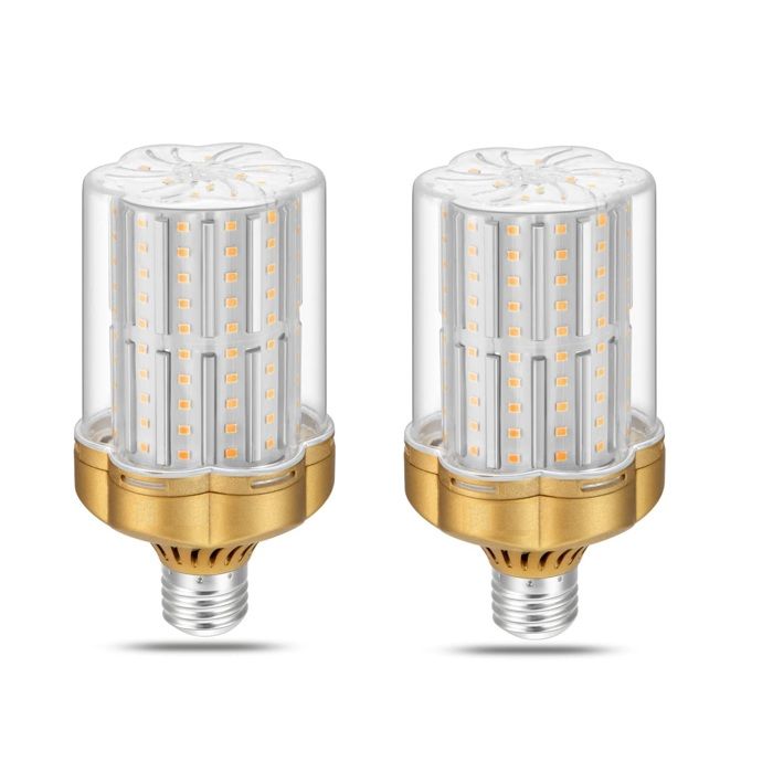 Lot de 2 Ampoules LED E27 30W (3500 lm) Blanc chaud 3000K – Équivalent 250W Non dimmable