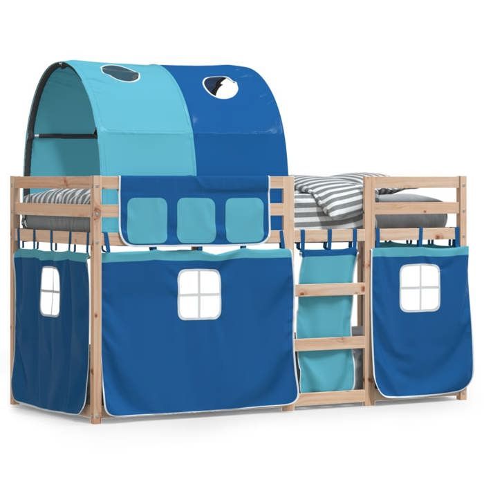 Lit double enfant-Lit superposé - Double/2 Personnes - 90x190 cm bois de pin massifCdiscount2025 FAFA7329