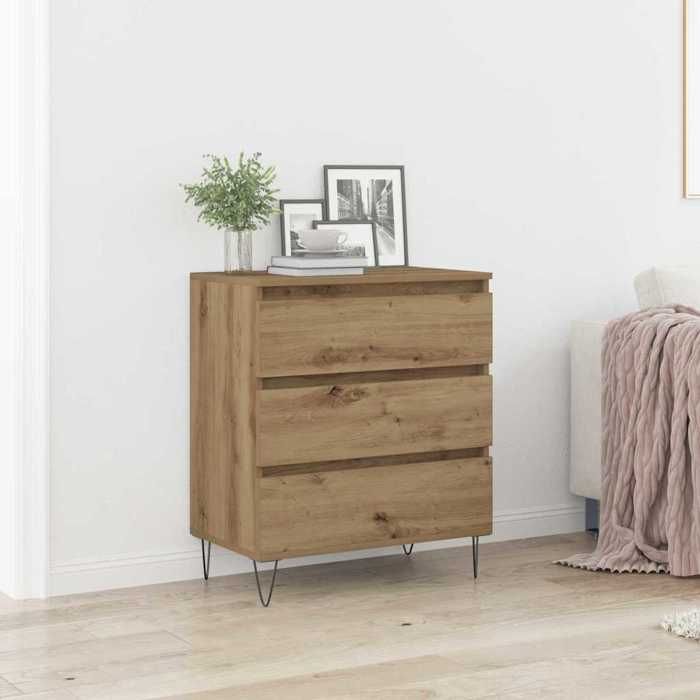 vidaXL Buffet Chêne artisanal 60 x 35 x 70 cm Bois dingénierie 863496