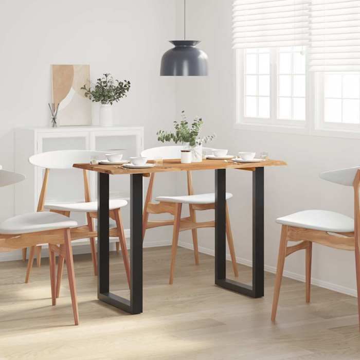 Table à dîner - 6 places - Table salle à manger - 110x50x76 cm - bois dacacia solide DÉCOSHOP 588809 2 ans garantie