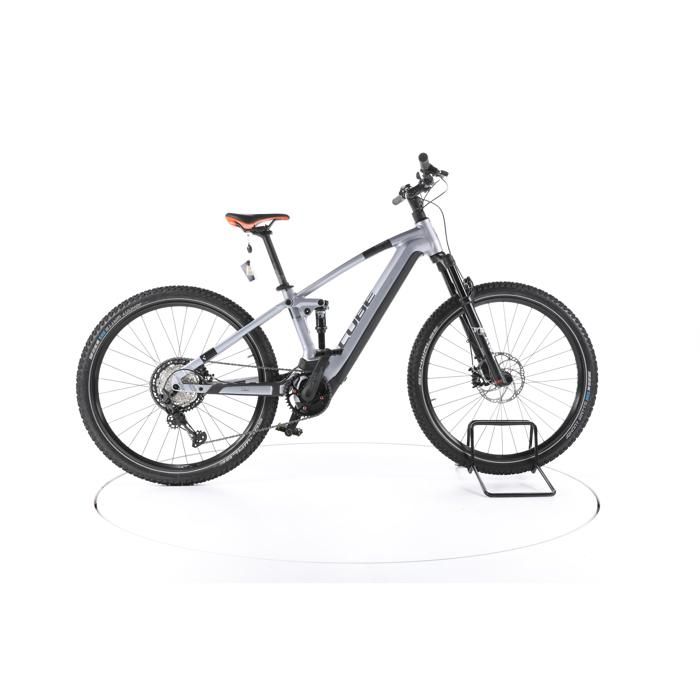 Vélo électrique - Cube Stereo Hybrid 120 Race - gris - VTT électrique tout suspendu - Bosch 750 Wh Reconditionné - Cube