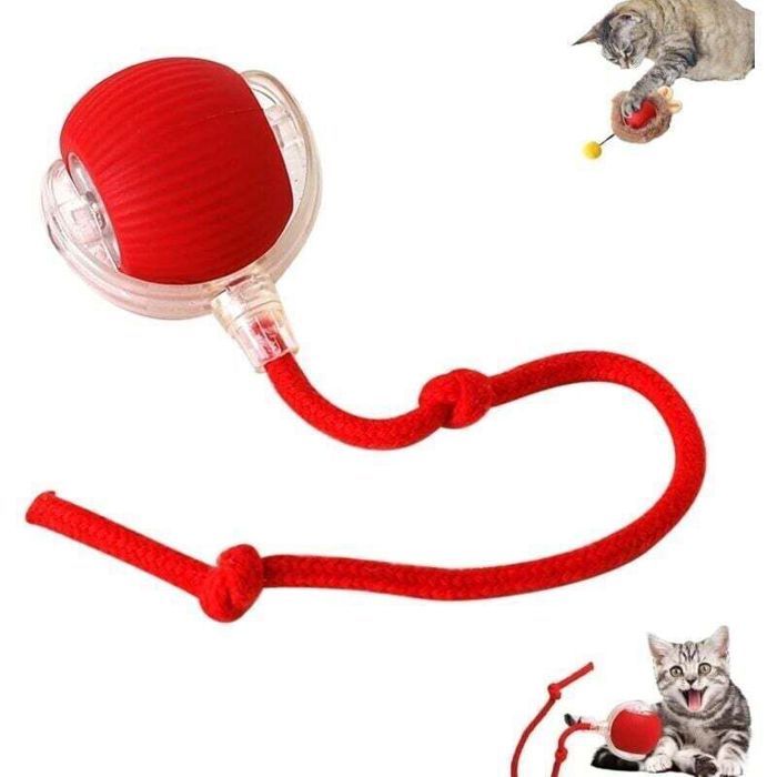 Balle interactive pour chat jouet électrique rechargeable USB 3 modes travail .