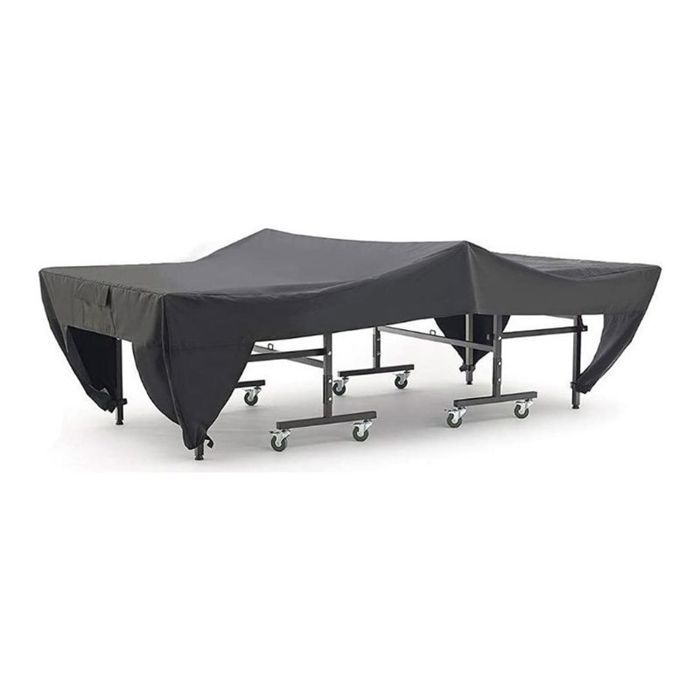 Housse de Table Cour extérieure Patio étanche à la poussière Housse de Table de Tennis de Table Noir 280x153x73cm