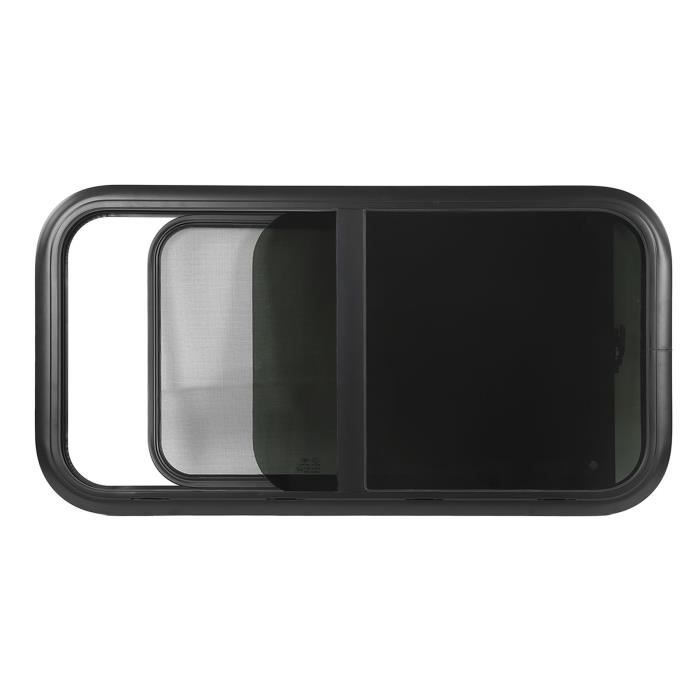 Akozon Fenêtre De Camping-Car Noire Fenêtre Auto Outillage Paisseur De Paroi Applicable: 26 À 31 Mm / 1 À 1,2 Pouces