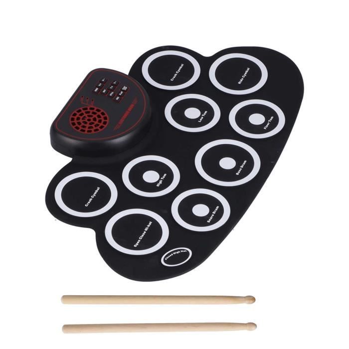 Batterie Tactile Au Doigt – Instrument électronique Portable ABS – Soulagement Du Stress – Avec Manuel – Pour Enfants Et Adultes