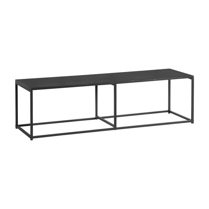 sweeek - Meuble TV industriel métal avec barre de renfort 140cm INDUSTRIELLE sweeek - Meuble TV industriel métal avec barre de renfort 140cm INDUSTRIELLE