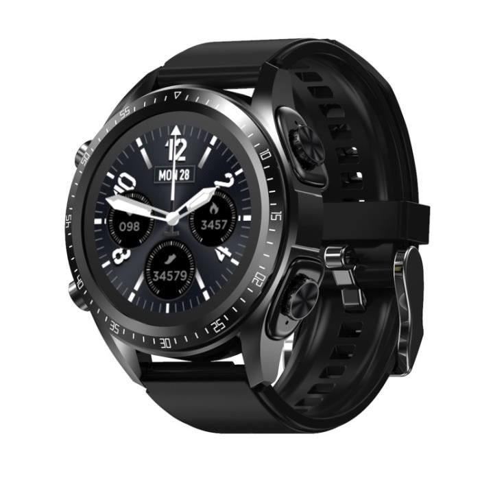 Montre Connectée 2 En 1 Montre Tws Bluetooth Casque Multifonctions Montre Sport Santé Avec Fréquence Cardiaque-Pression Artérielle