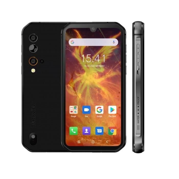 Achat T&eacute;l&eacute;phone portable Smartphone Imagerie thermique Blackview BV9900 Pro 128Go 5.84“ P90 Octa core 48MP Caméra Arrière IP68 étanche Incassable - Gris pas cher