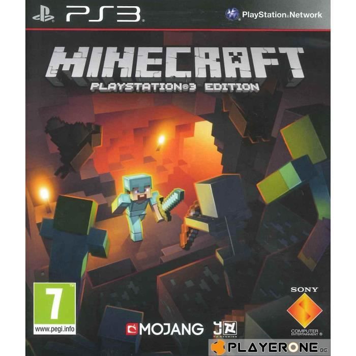 Jeu Vidéo - Minecraft - PlayStation 3 Edition - Aventure - Standard - Blu-Ray