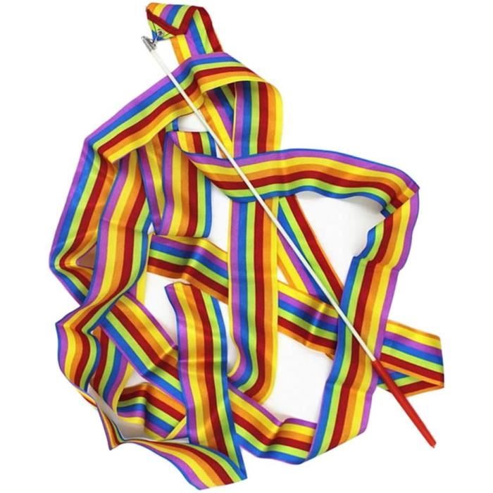 FYSL 4 Pièces 2 Mètres Ruban De Danse Fitness Rubans De Gymnastique