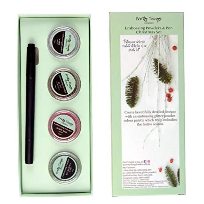 Poudre à Embosser Stamperia Holiday Red - 0,5x4cm | Pour Scrapbooking, Cartes Et Décos De Noël