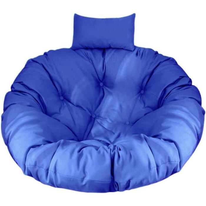 Coussin Pour Chaise Œuf Suspendue - Double Place, Imperméable, Lavable, Avec Coussin De Dos - Pour Jardin, Hamac, Balancelle