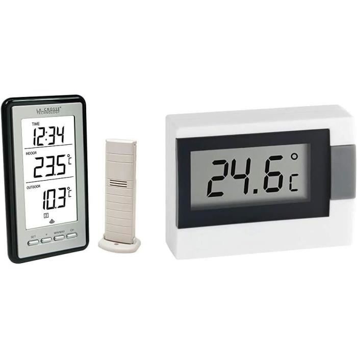 TFA Dostmann Thermomètre Digital Intérieur 30.2017.02 - Précis Et Compact
