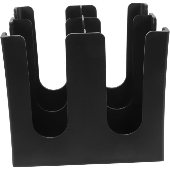 Porte-gobelet en papier et couvercle avec organiseur de paille, distributeur de tasses à café jetable à 6 compartiments pour comptoir, café, bar, accessoires de restaurant, salle de pause, acrylique
