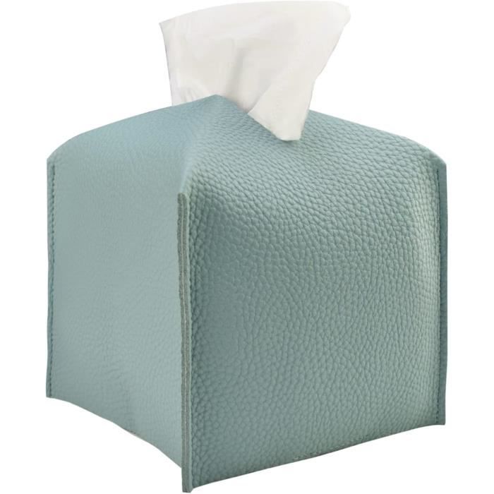 Boîte à Mouchoirs Rectangulaire En Cuir Synthétique Pour Commode, Décoration De Salle De Bain (beige