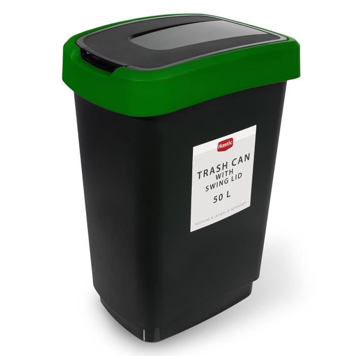 Poubelle Avec Couvercle Basculant, Élégante Poubelle De Table En