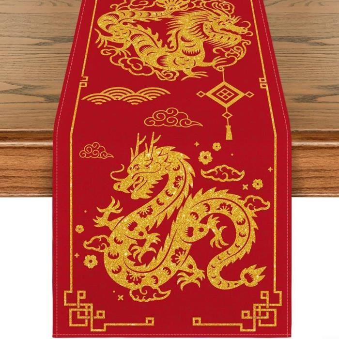 Chemin De Table Étoiles Lune Doré 275x33cm - Décoration Polyester Brillante Pour Mariage Anniversaire Fêtes