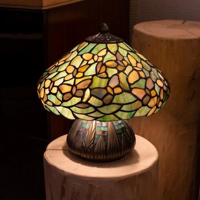 Coloured By Art - Tiffany Lampe - Lampe de table Settle Down