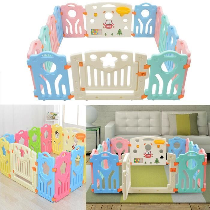 Parc A Bebe Enfants Centre D Activites De Securite Play Yard L Interieur Ou L Exterieur Avec 12 Panneaux Achat Vente Parc Bebe Soldes Sur Cdiscount Des Le Janvier Cdiscount