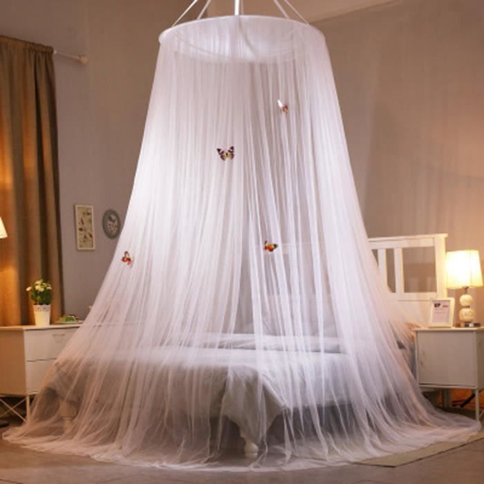 moustiquaire de lit szhtfx auvent de lit lumineuse etoiles ciel de lit grande dome moustiquaire lit double pour sans poincon lit limple au lit king size princesse tente de bebe fille enfant