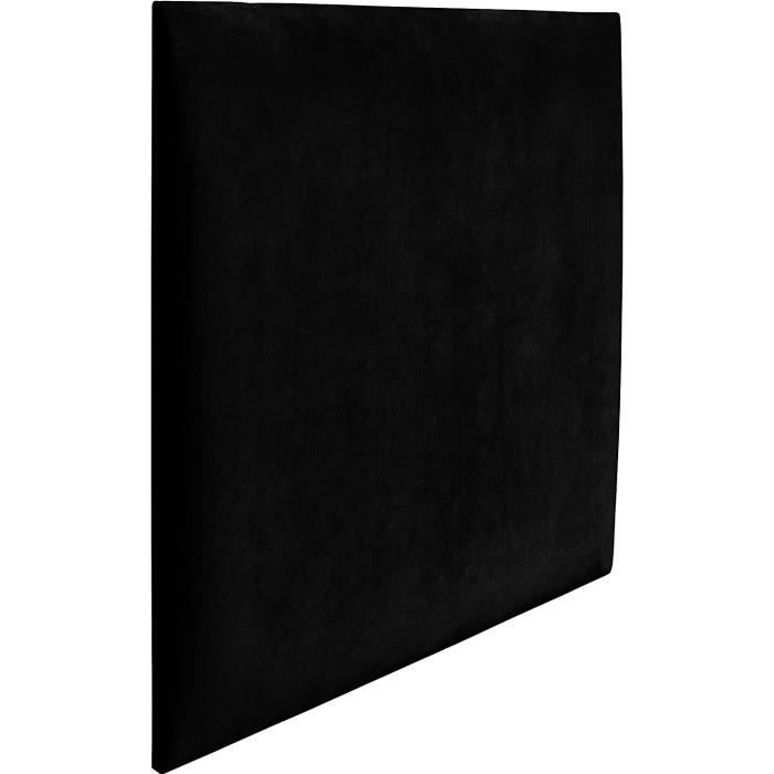 Coussin mural décoratif rectangle 60x30cm Bleu nuit