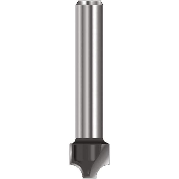 Fraise quart-de-rond Carbure Queue (C) 8 mm, Diamètre (A) 19 mm, B 11 mm, R  4 mm, D 32 mm [682] - Cdiscount Bricolage