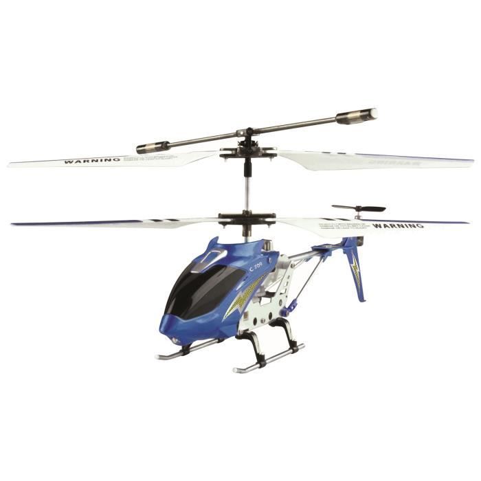 H licopt re RC Cartronic C709 Bleu Aluminium et plastique