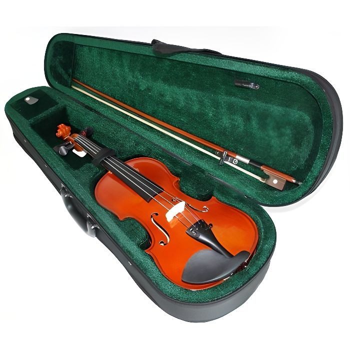 Violon 4 4 Adulte Avec Archet Etui Et Coloph Cdiscount Instruments De Musique
