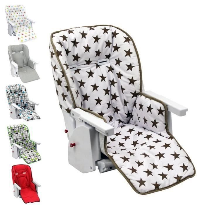 Housse D Assise Pour Chaise Haute Bebe Enfant Gamme Ptit Ptit Stars Blanc Achat Vente Chaise Haute Soldes Sur Cdiscount Des Le Janvier Cdiscount