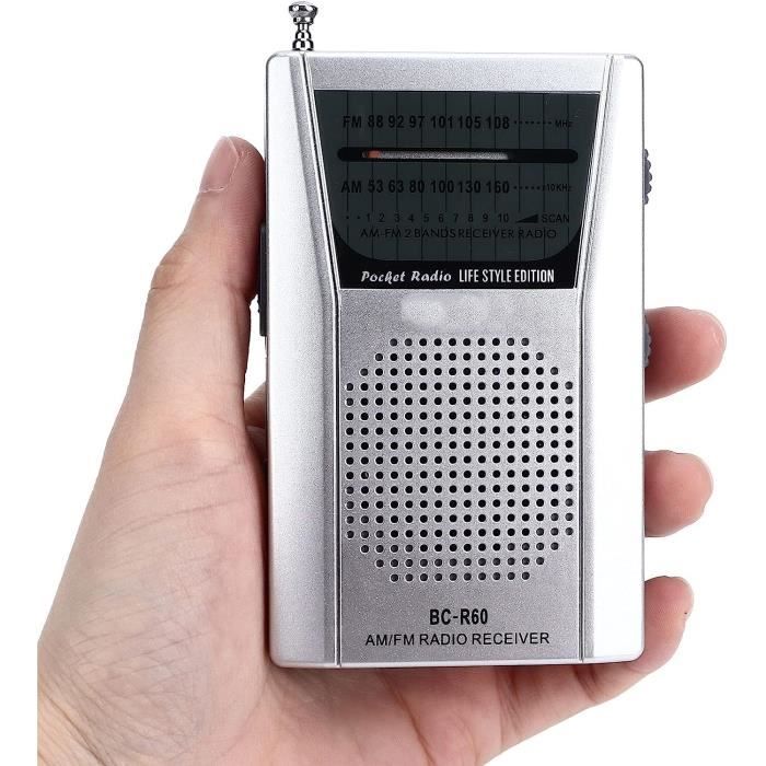 Radio Portable AM/FM - Réveil Digital, Haut-parleur Intégré, Longue Portée - Parfaite Pour Maison, Extérieur Et Urgences - 11