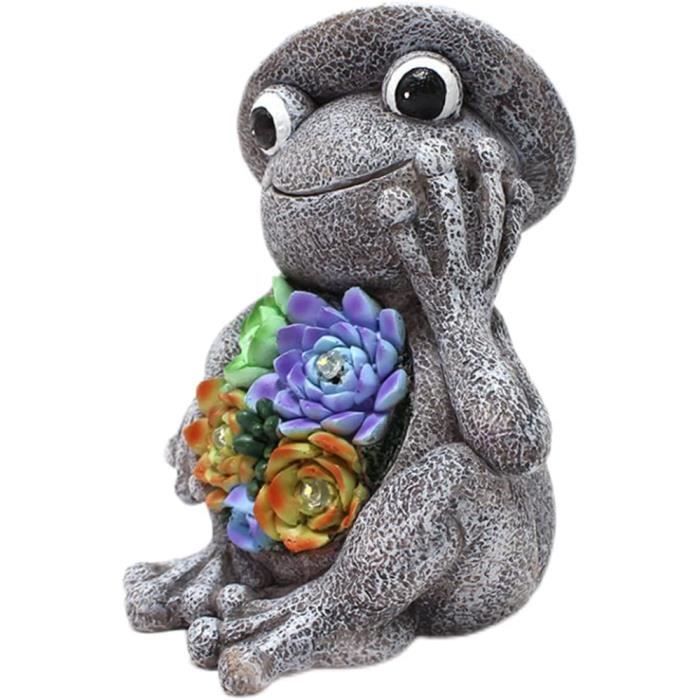 Lampe Solaire Grenouille Éclairage De Paysage De Grenouille Lampe À