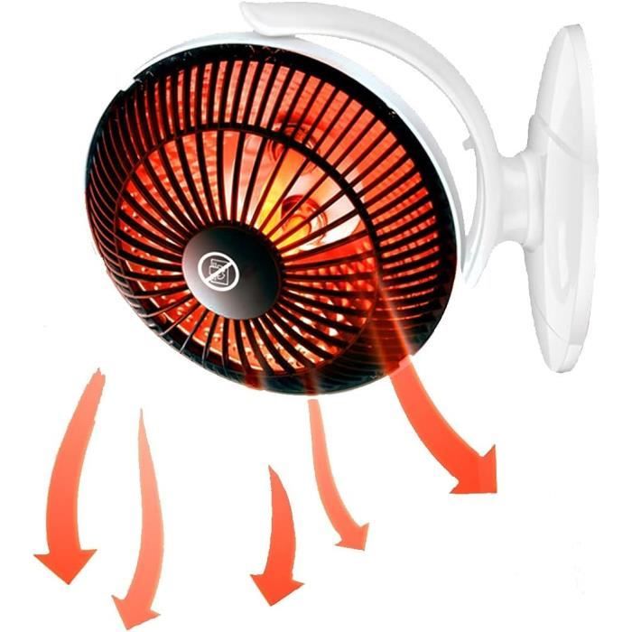 Chauffage électrique à Quartz BEPER 800W – Portable, 2 Niveaux De Puissance, Compact Pliable, Arrêt Automatique Sécurisé - 3