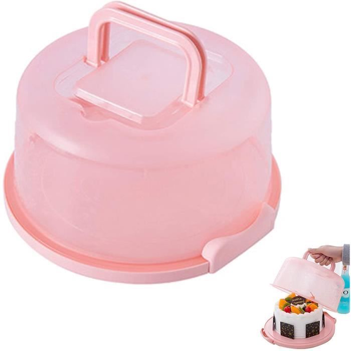 Transporteur De Gateau Rond Boite Transport Gateau Porte Gateau Boite A Gateau Transportable Recipient A Gateaux En Plastique Avec P Cdiscount Maison Transporteur De Gateau Rond Boite Transport Gateau Porte Gateau Boite A Gateau Transportable Recipient A Gateaux En Plastique Avec P Cdiscount Maison